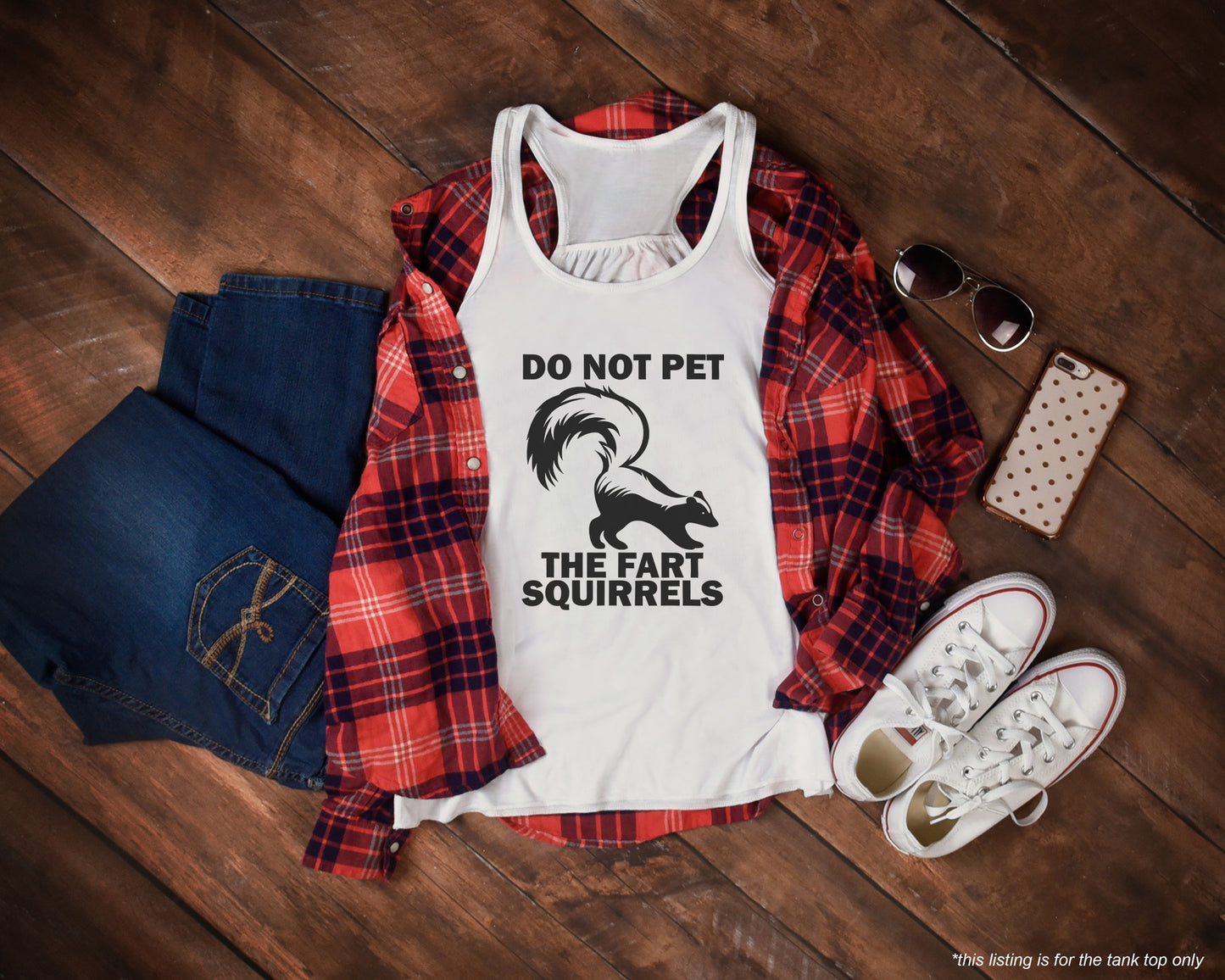 DO NOT PET THE FART SQUIRRELS Premium Adult Tank – Lightweight & Versatile