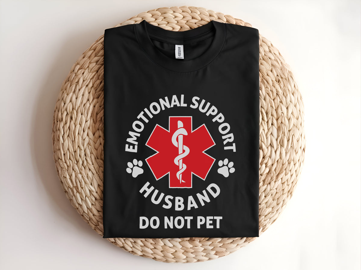 Emotional Support Husband Adult T-Shirt