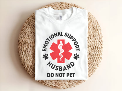 Emotional Support Husband Adult T-Shirt