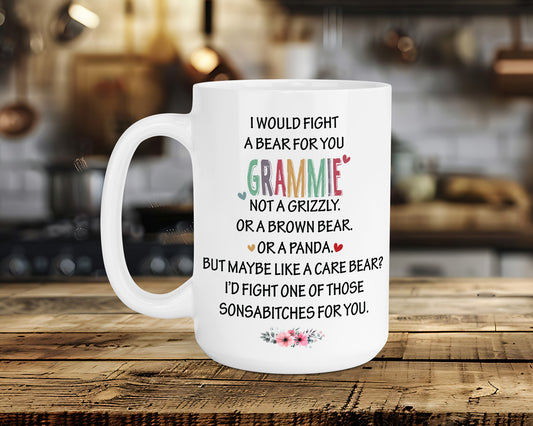 Fight a Bear GRAMMIE Classic Ceramic Mug