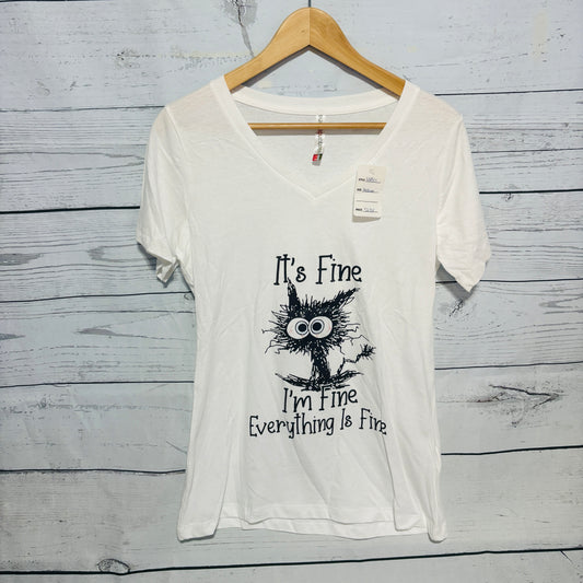 Ladies Medium V-Neck Tee