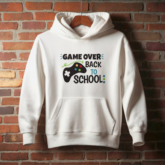 Game Over Back to School, Soft, Stylish, and Built to Move – Youth Sweatshirts & Hoodies