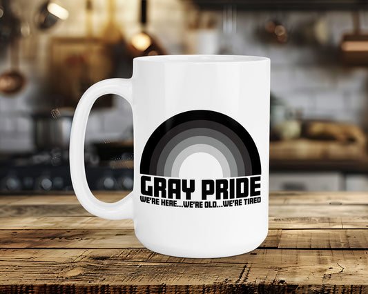 Gray Pride Classic Ceramic Mug
