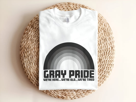 Gray Pride Adult T-Shirt