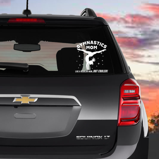 Gymnastics Mom Decal, Premium Vinyl Decal - Weatherproof & Easy to Apply! (Copy)