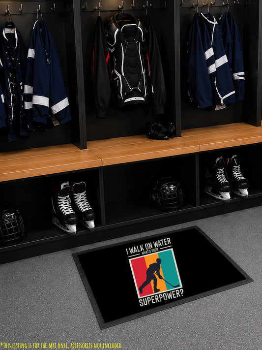 I Walk on Water Skate Mat – Personalized Non-Slip Gear for the Rink & Locker Room