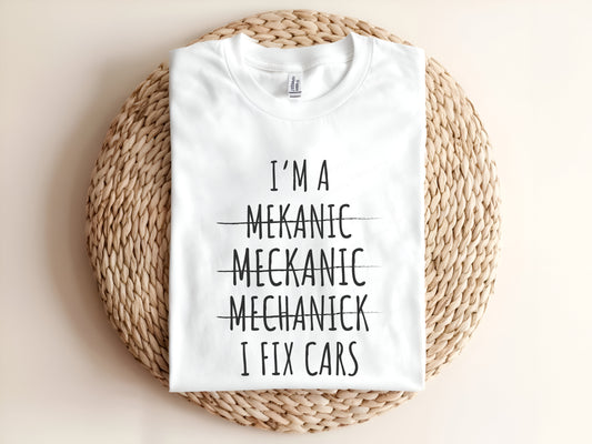 I Fix Cars Adult T-Shirt