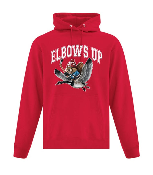 Elbows Up Sweatshirt, Crewdie, Hoodie, Full Zip-Up Hoodie