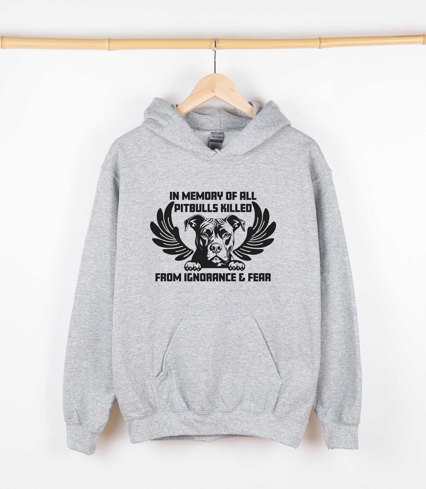 In Memory of all Pitbulls Sweatshirt, Crewdie, Hoodie, Full Zip-Up Hoodie