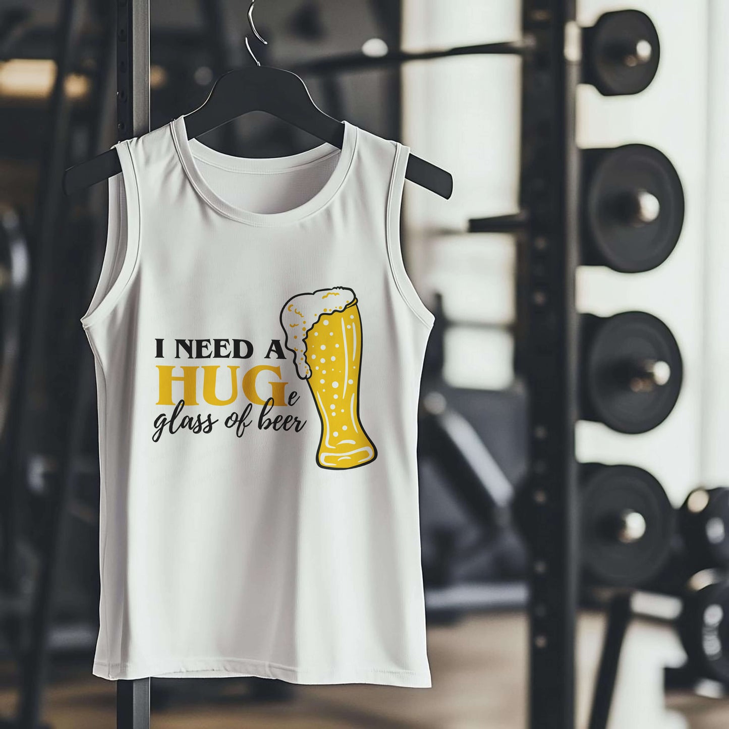 I NEED A HUGe glass of beer Premium Adult Tank – Lightweight & Versatile
