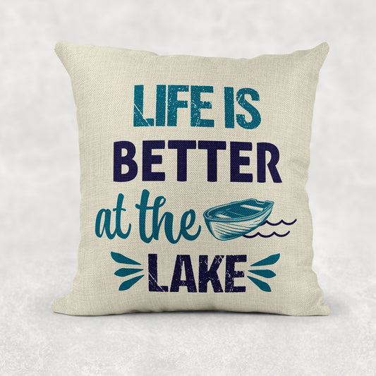Life is Better at the Lake Pillow