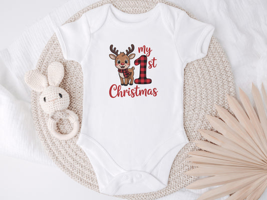 My First Christmas Baby Onesie – Personalized Newborn Outfit, Gender Neutral, Baby Gift Idea (Copy)