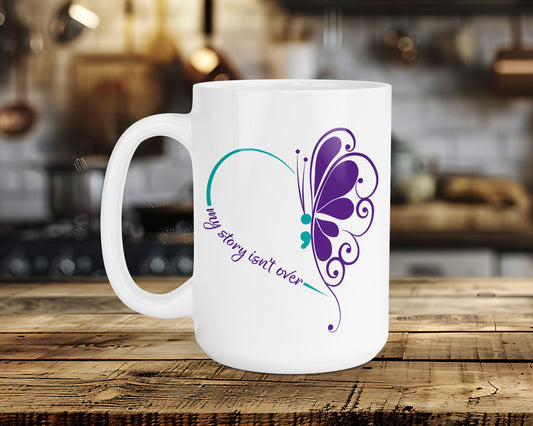 my story isn't over yet Classic Ceramic Mug