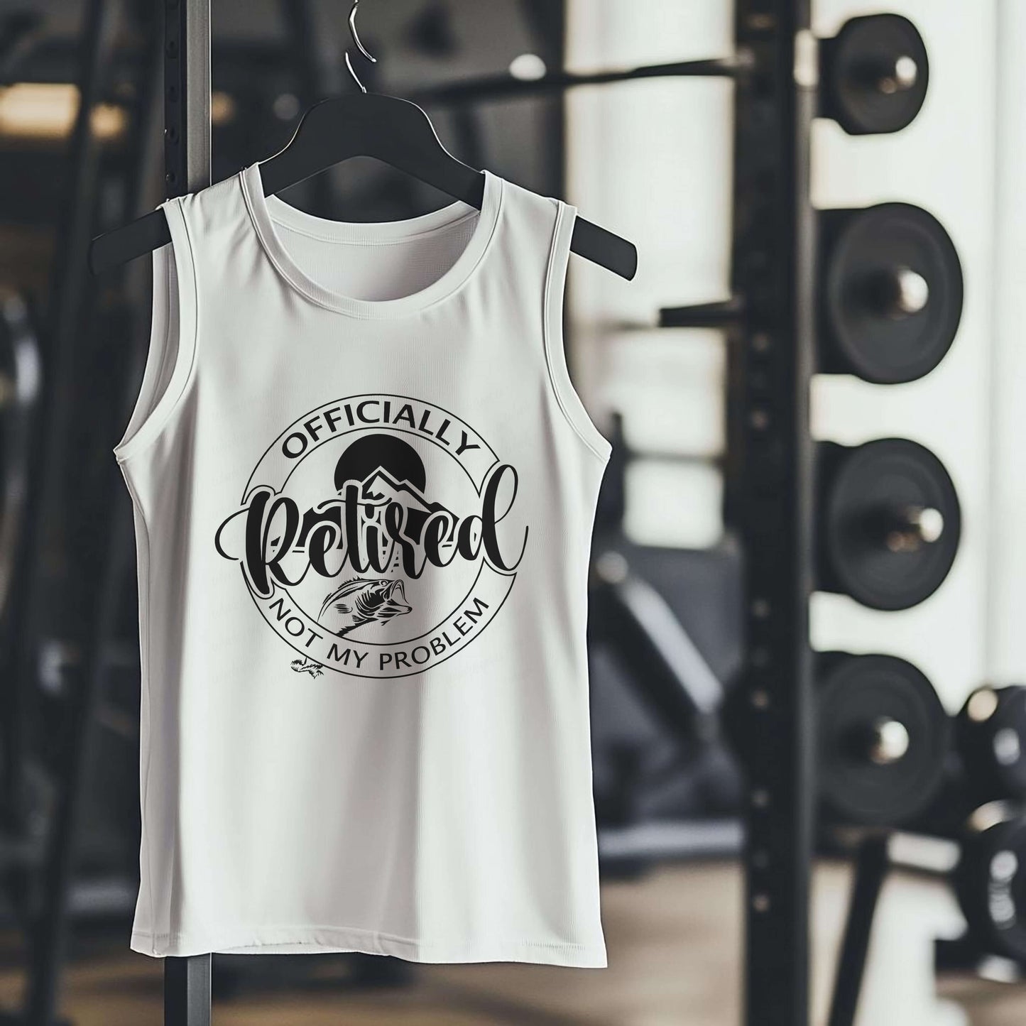 OFFICIALLY RETIRED NOT MY PROBLEM Premium Adult Tank – Lightweight & Versatile