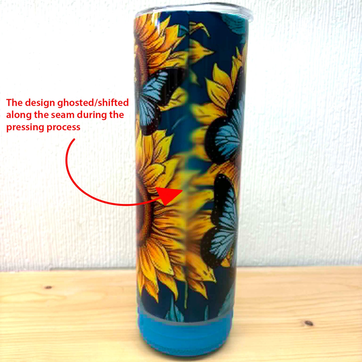PERFECTLY imperfect Butterfly Sunflowers Bluetooth 20oz Tumbler