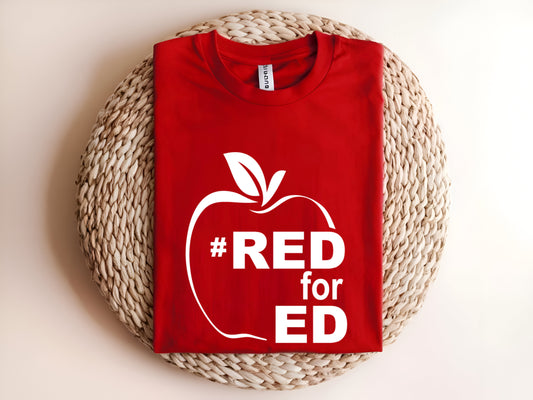 Red for Ed Adult Graphic Tee