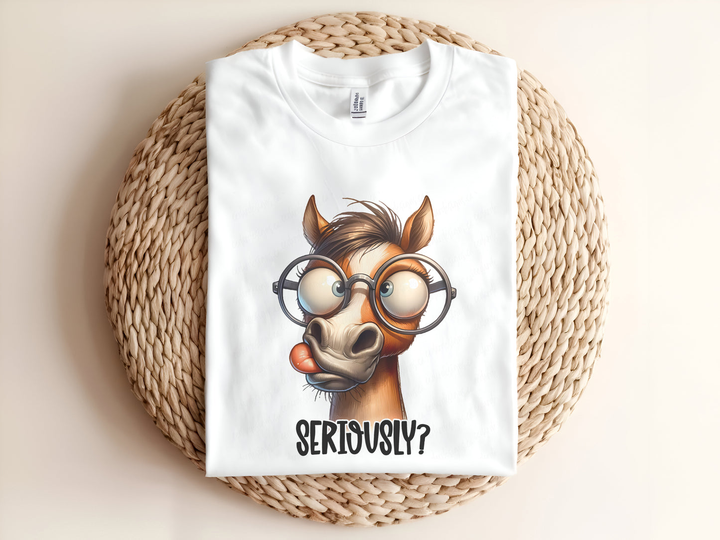 Seriously Horse Adult T-Shirt