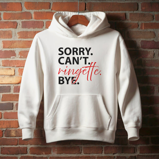 Sorry Can't Ringette Bye , Soft, Stylish, and Built to Move – Youth Sweatshirts & Hoodies