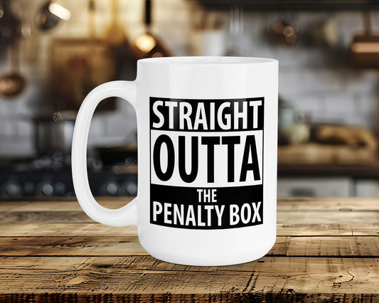 STRAIGHT OUTTA THE PENALTY BOX Classic Ceramic Mug