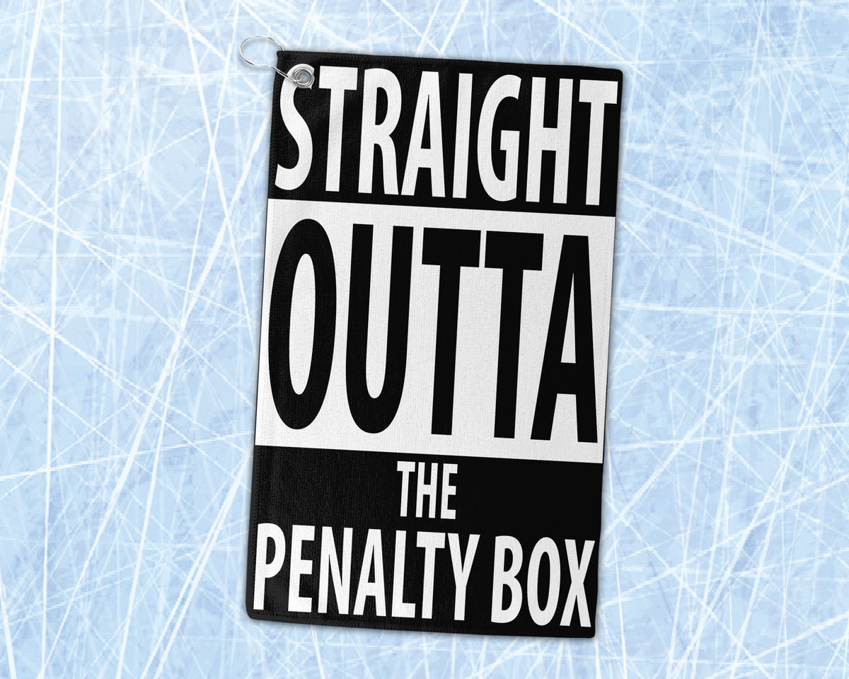 Straight Outta the Penalty Box Skate Towel – Absorbent, Soft & Quick-Drying | Essential Gear for Skaters & Goalies