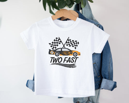 Two Fast, Adorable Toddler Shirt – Fun Graphic Kids Tee, Cute Gift Idea, Adorable Toddler Clothes for Boys or Girls