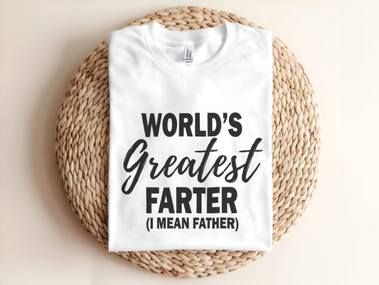 World's Greatest Farter Adult T-Shirt