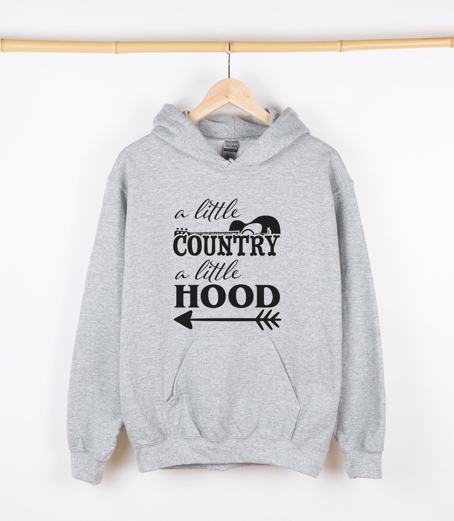 a little COUNTRY a little HOOD Sweatshirt, Crewdie, Hoodie, Full Zip-Up Hoodie