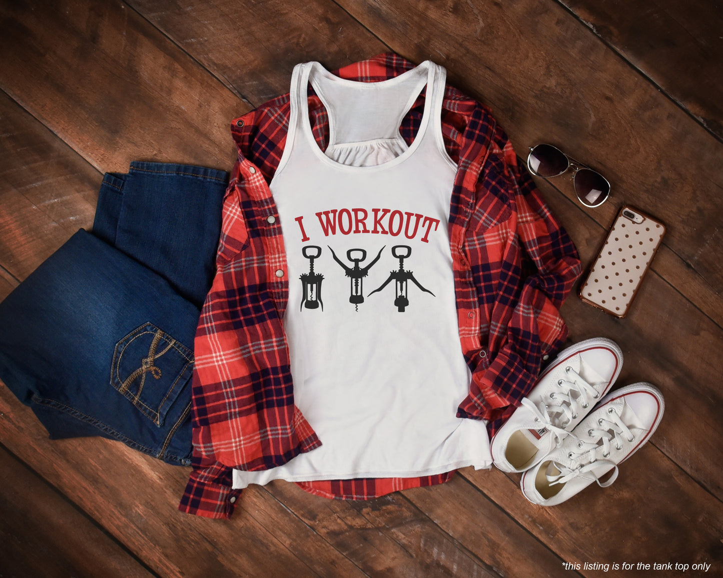I WORKOUT Premium Adult Tank – Lightweight & Versatile